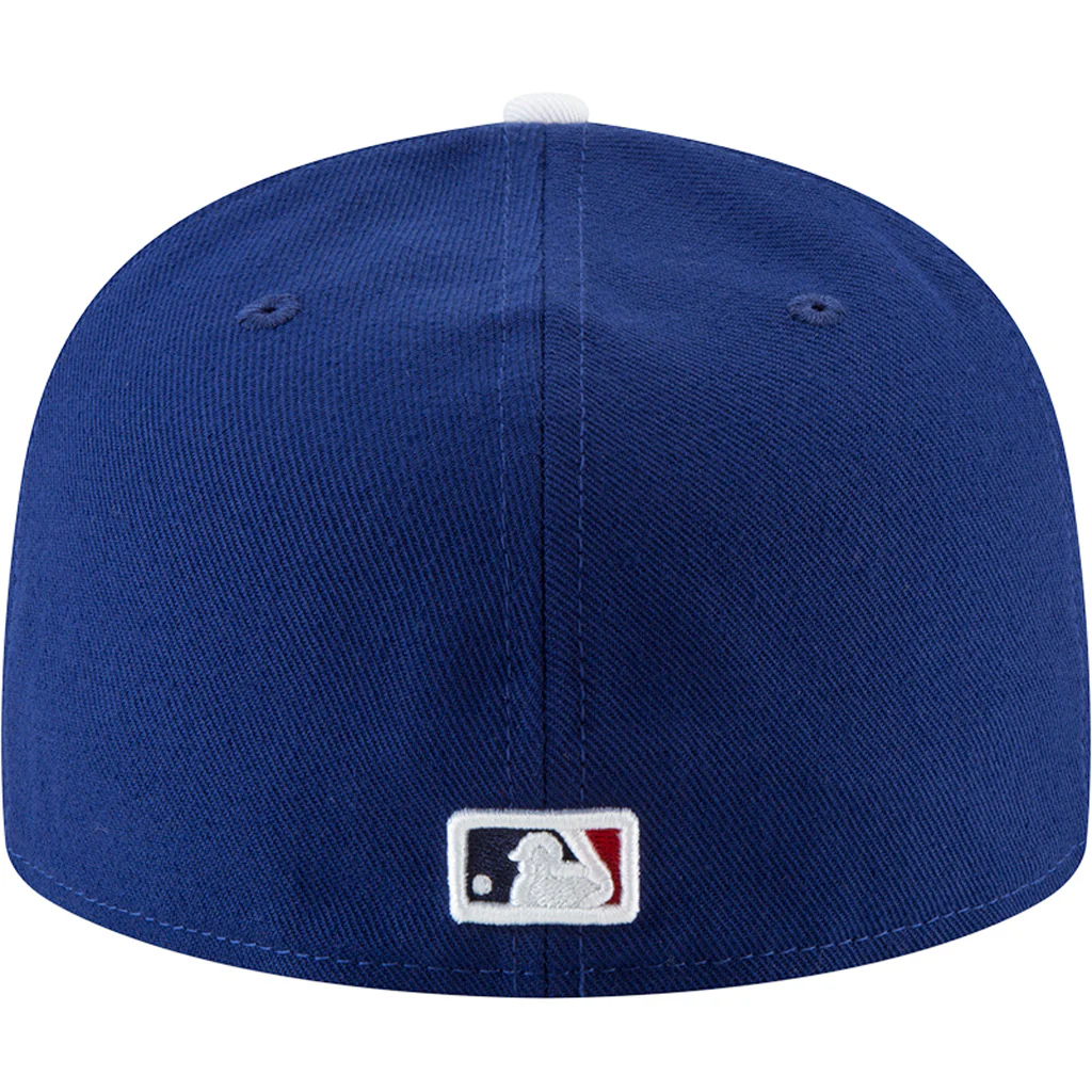 MLB Los Angeles Dodgers New Era Authentic Collection Home On-Field 59FIFTY Fitted Hat - Blue - Image 4