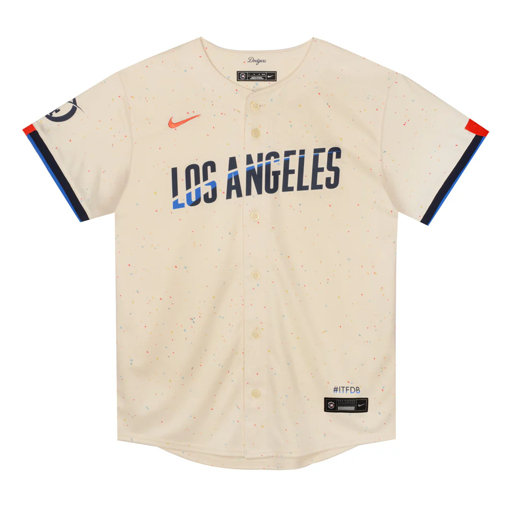 MLB Los Angeles Dodgers Kid Nike City Connect Limited Jersey - Image 2