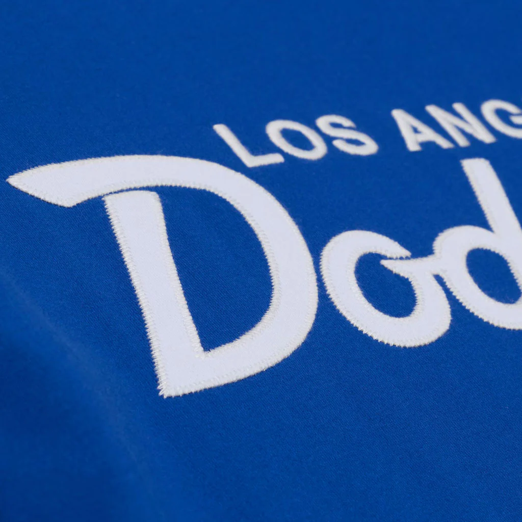MLB Los Angeles Dodgers Mitchell & Ness Head Coach T-Shirt - Blue - Image 3
