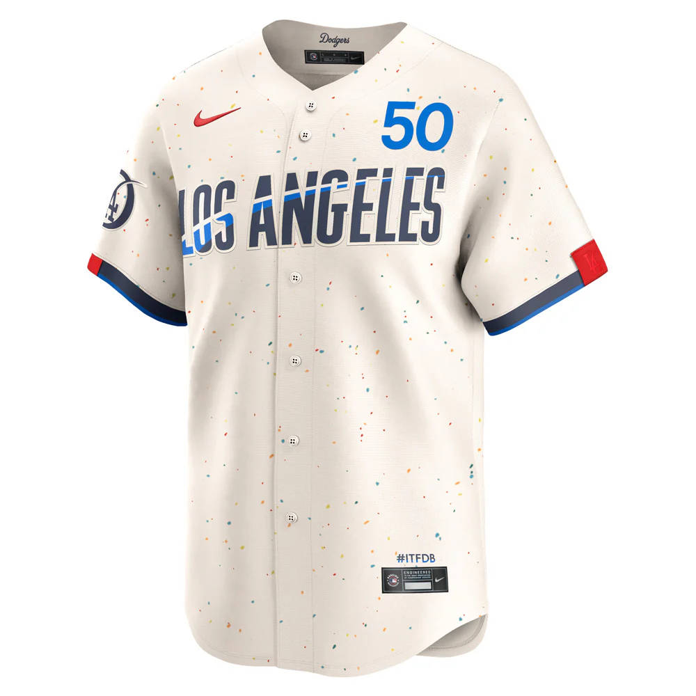 MLB Los Angeles Dodgers Mookie Betts Nike City Connect Limited Jersey - Image 2