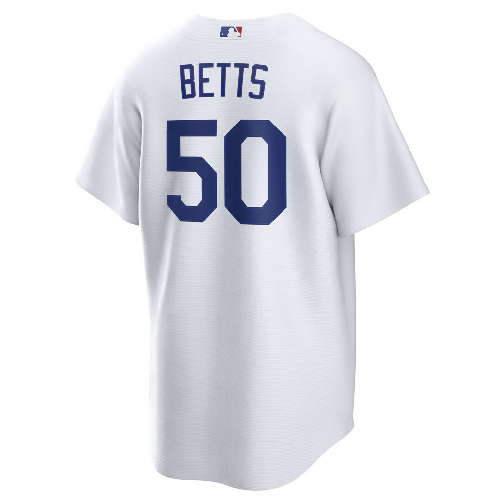 MLB Los Angeles Dodgers Mookie Betts Nike Official Replica Jersey - Image 3