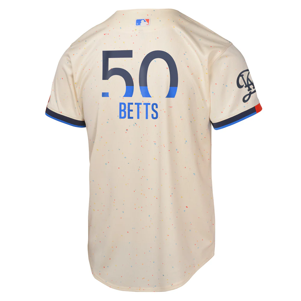 MLB Los Angeles Dodgers Mookie Betts Nike Youth City Connect Limited Jersey - Image 3