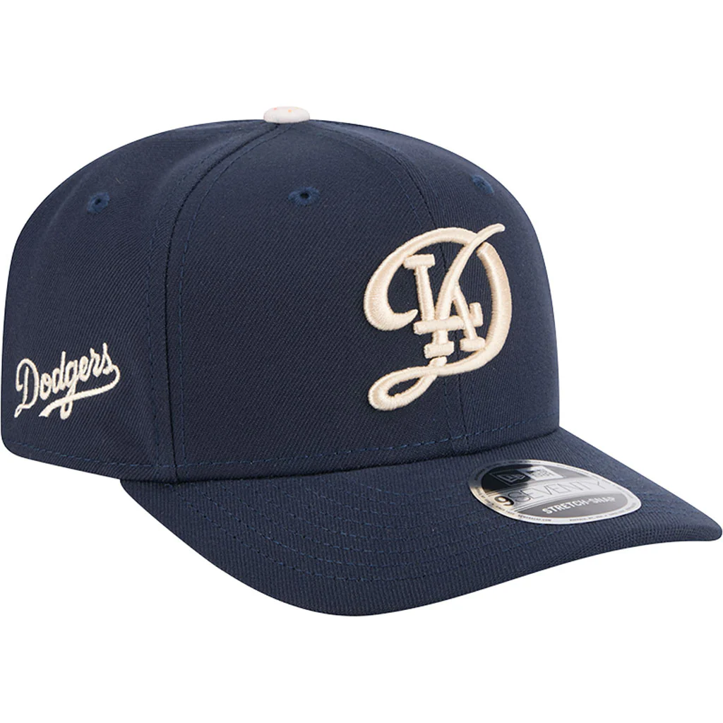 MLB Los Angeles Dodgers New Era 2024 City Connect 9SEVENTY Snapback Hat - Navy - Image 2