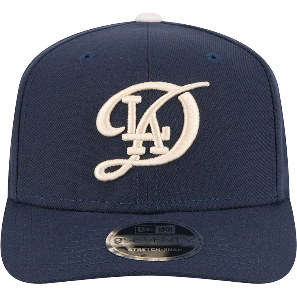 MLB Los Angeles Dodgers New Era 2024 City Connect 9SEVENTY Snapback Hat - Navy - Image 3