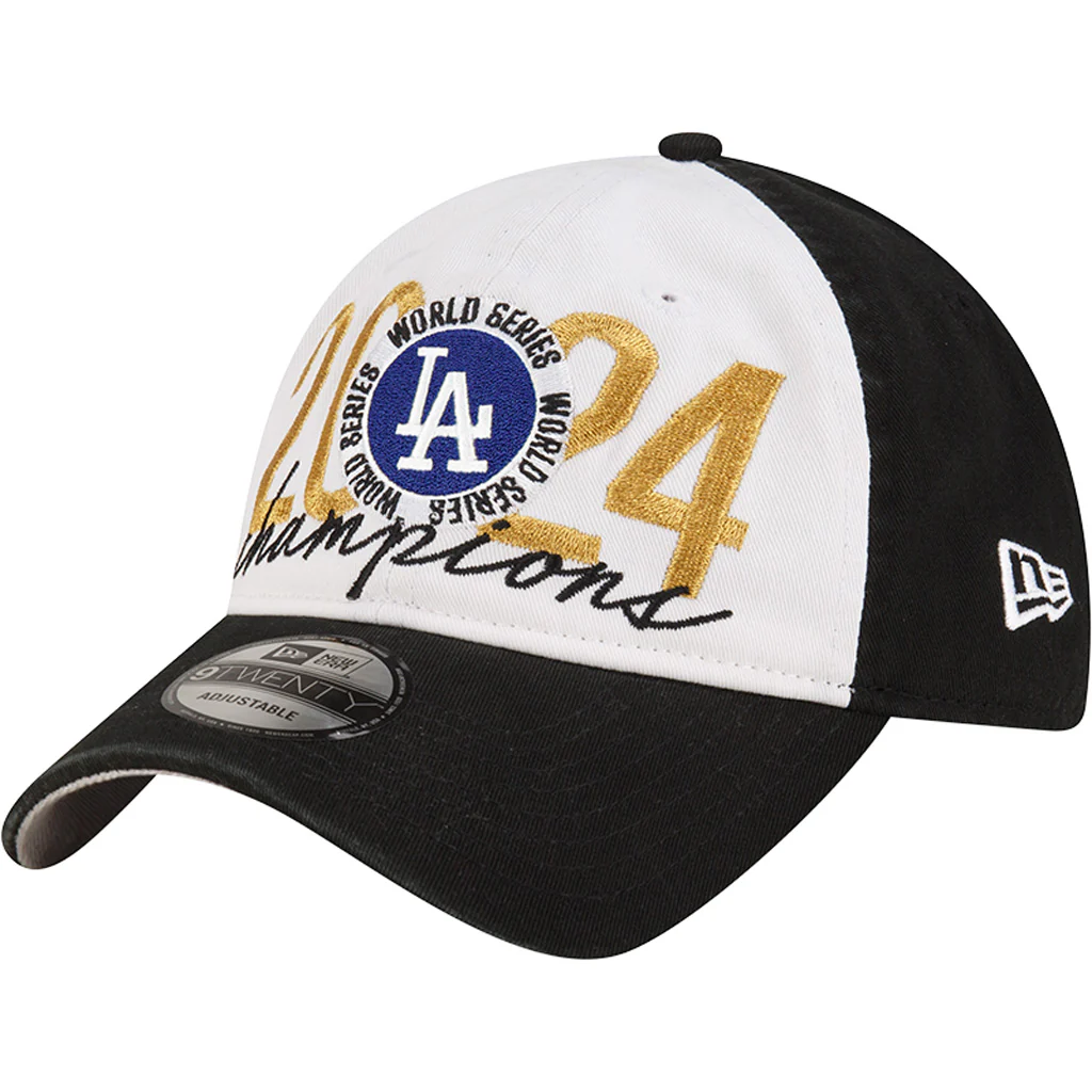 MLB Los Angeles Dodgers New Era 2024 World Series Champ Locker Room 9TWENTY Hat - White - Image 2