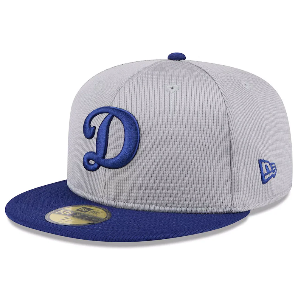 MLB Los Angeles Dodgers New Era 2025 Graphite Batting Practice 59FIFTY Fitted Hat - Graphite
