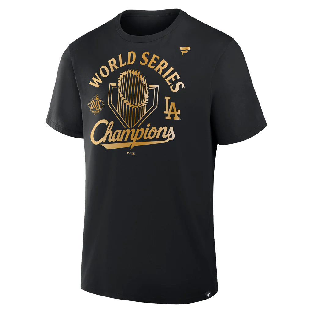 MLB Los Angeles Dodgers Fanatics 2025 World Series Champions Parade T-Shirt - Black - Image 2
