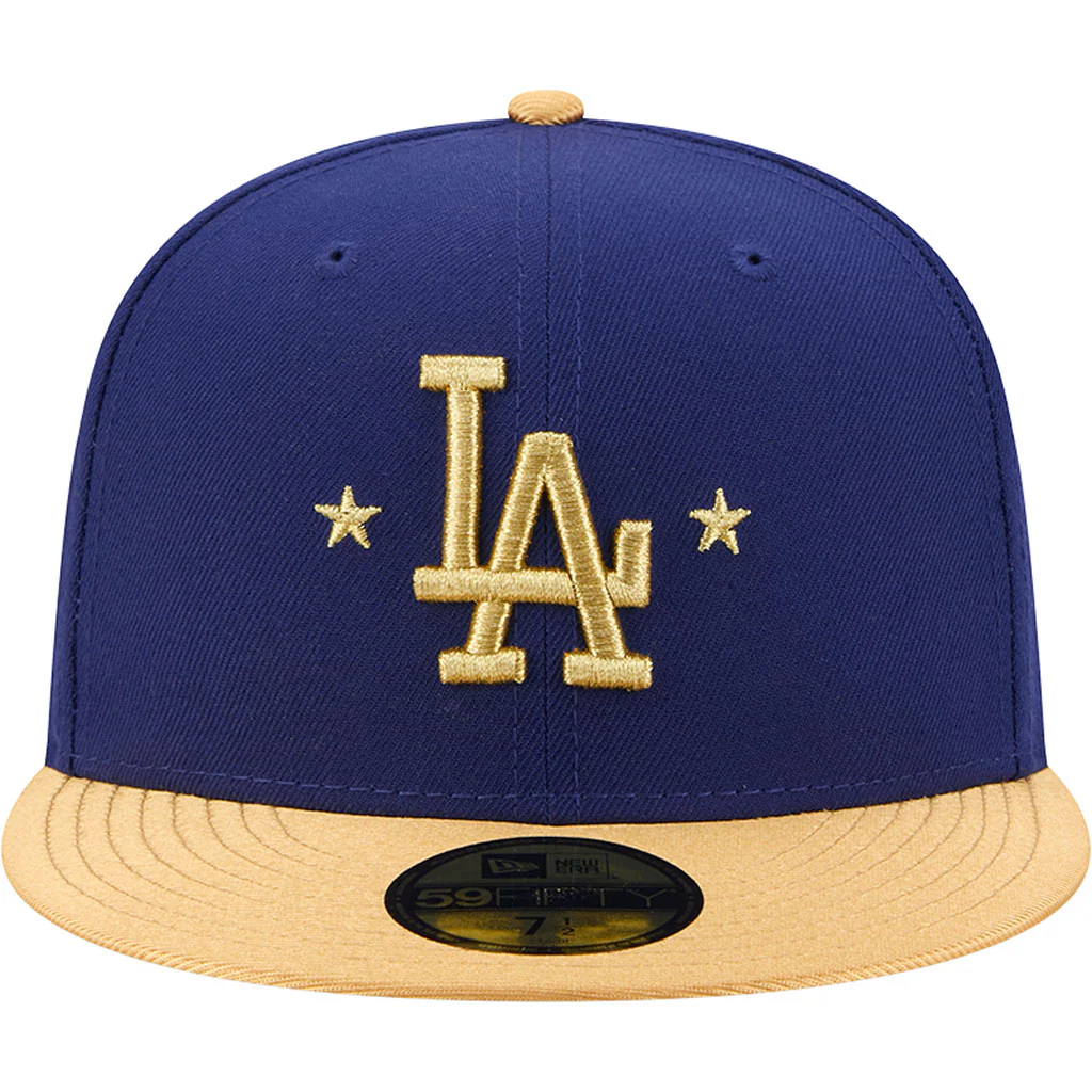 MLB Los Angeles Dodgers New Era 2026 Gold World Series Champions 59FIFTY Fitted Hat - Blue - Image 3