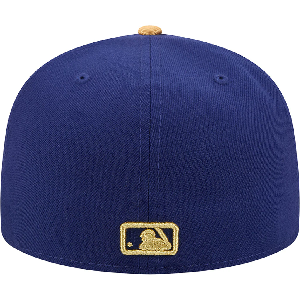 MLB Los Angeles Dodgers New Era 2026 Gold World Series Champions 59FIFTY Fitted Hat - Blue - Image 6