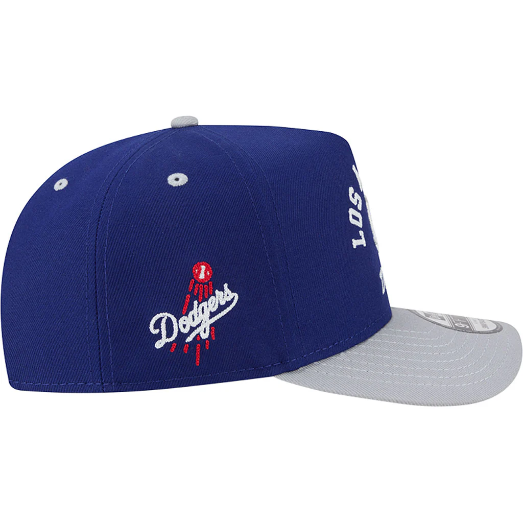 MLB Los Angeles Dodgers New Era Arched 9FIFTY A-Frame Snapback Hat - Blue - Image 5