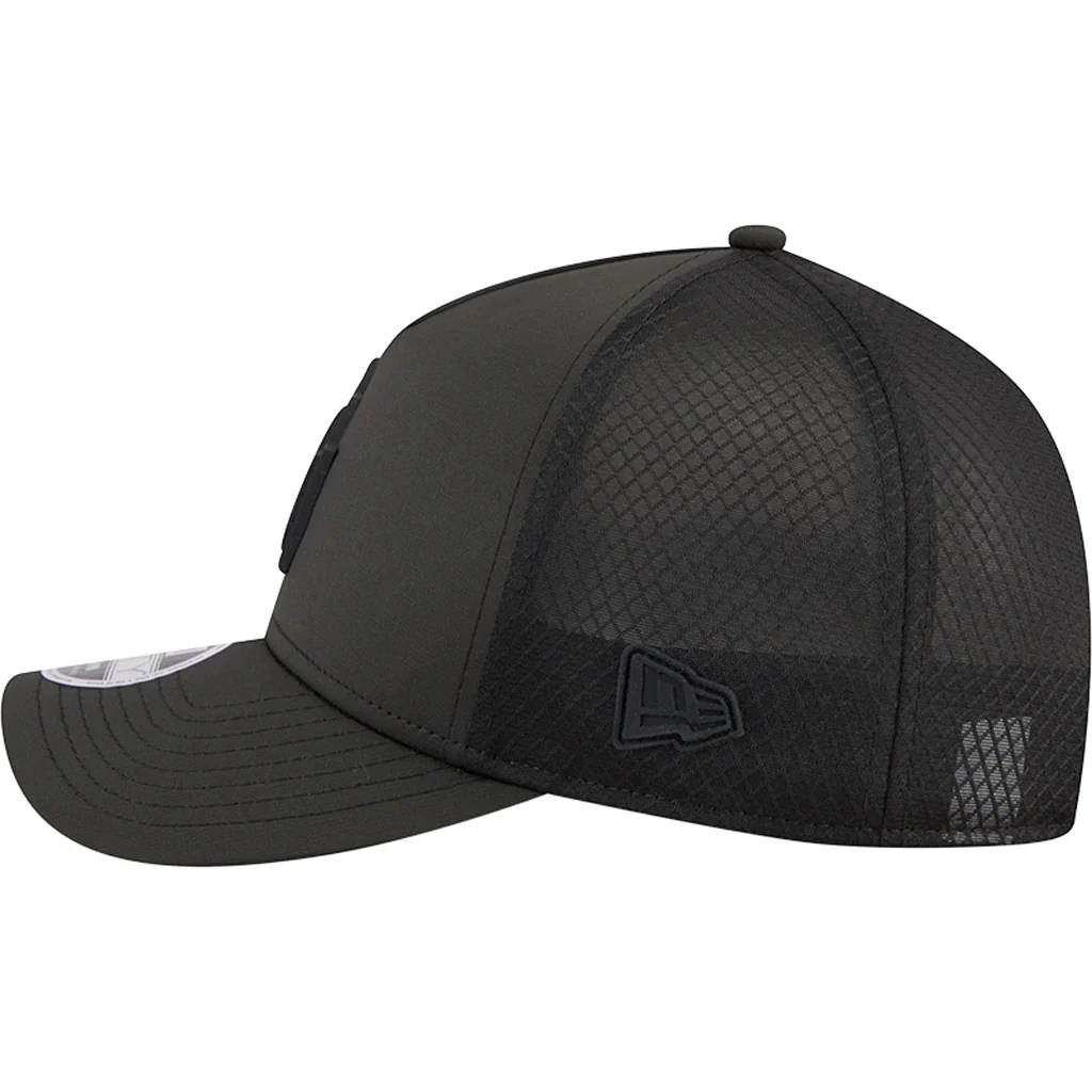 MLB Los Angeles Dodgers New Era Arched 9FORTY M-Crown Snapback Hat - Black - Image 4