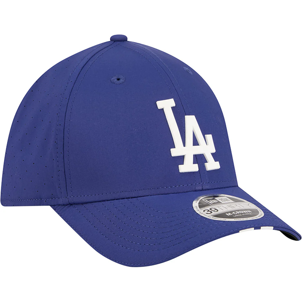 MLB Los Angeles Dodgers New Era Assist 39THIRTY M-Cown Flex Fit Hat - Blue - Image 2