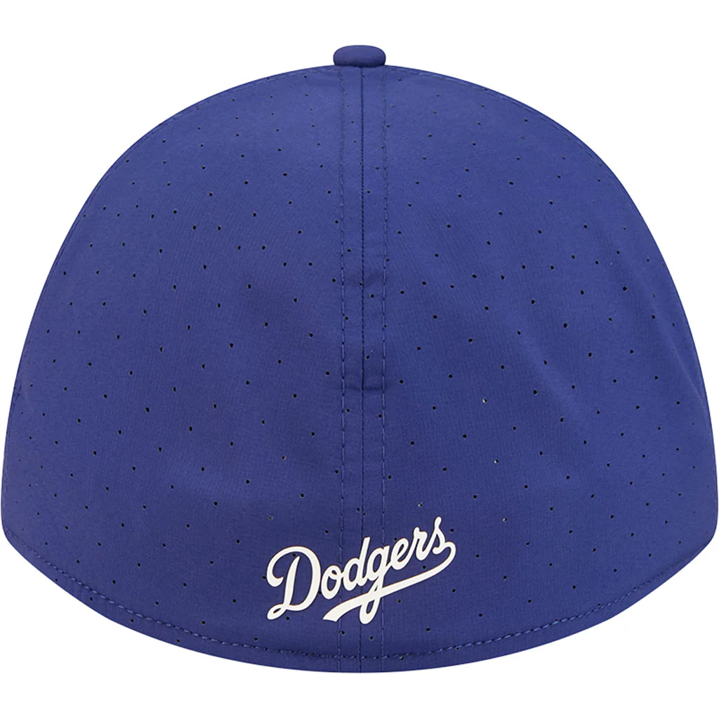 MLB Los Angeles Dodgers New Era Assist 39THIRTY M-Cown Flex Fit Hat - Blue - Image 3