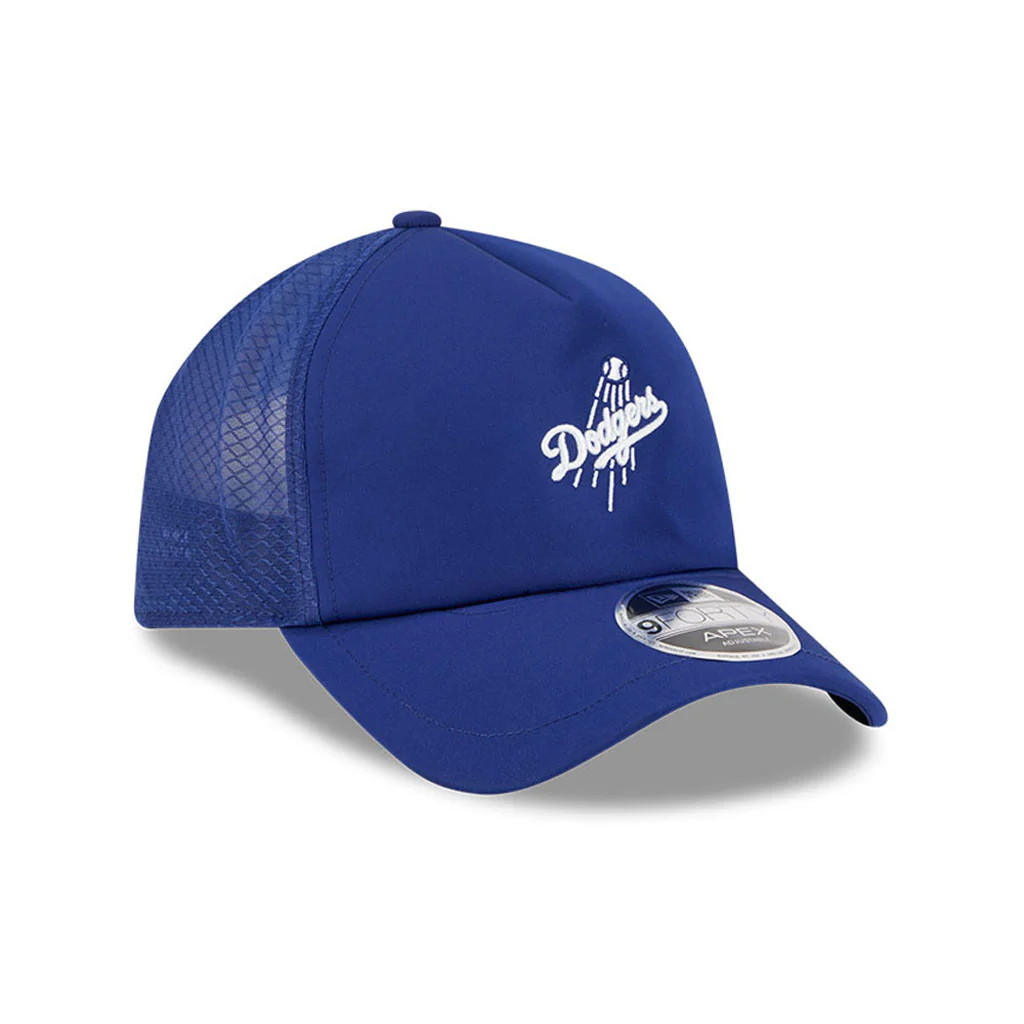 MLB Los Angeles Dodgers New Era Batting Practice Alternate Apex 9FORTY Snapback Hat - Blue - Image 2