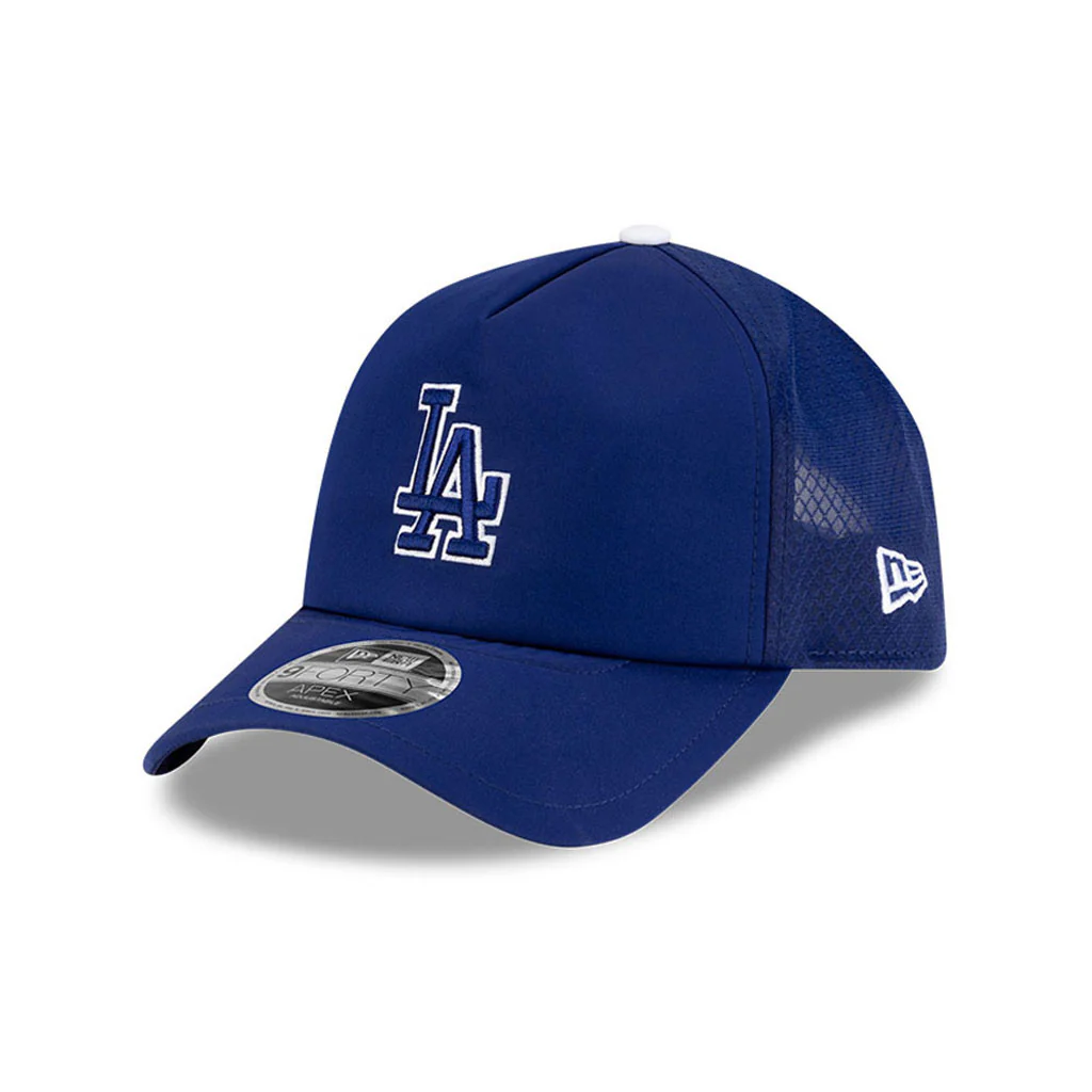 MLB Los Angeles Dodgers New Era Batting Practice Apex 9FORTY Snapback Hat - Blue