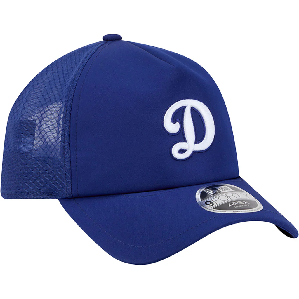 MLB Los Angeles Dodgers New Era Batting Practice "D" Logo Alternate Apex 9FORTY Snapback Hat - Blue - Image 2