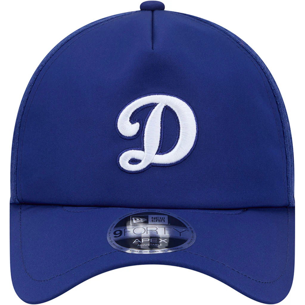 MLB Los Angeles Dodgers New Era Batting Practice "D" Logo Alternate Apex 9FORTY Snapback Hat - Blue - Image 3
