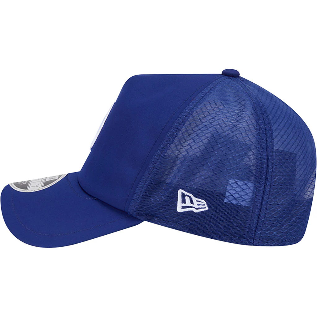 MLB Los Angeles Dodgers New Era Batting Practice "D" Logo Alternate Apex 9FORTY Snapback Hat - Blue - Image 4