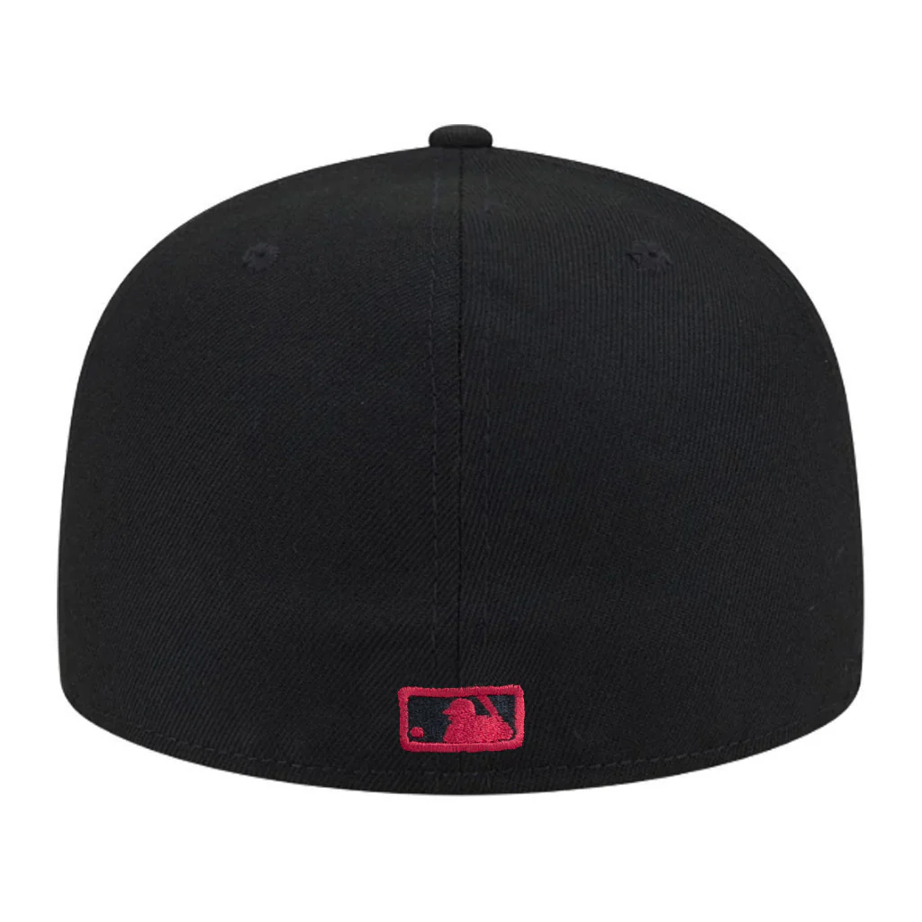 MLB Los Angeles Dodgers New Era Black Roses 59FIFTY Fitted Hat - Black - Image 3