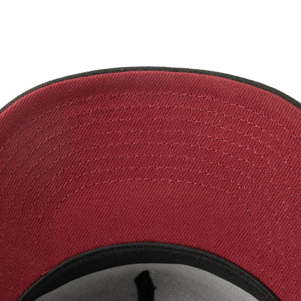 MLB Los Angeles Dodgers New Era Black Roses 9FIFTY A-Frame Snapback Hat - Black - Image 4