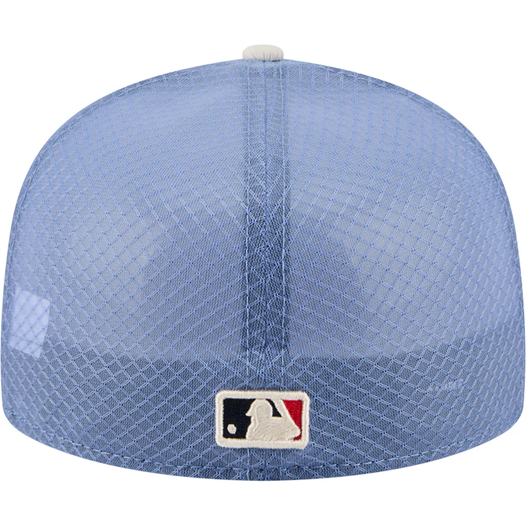 MLB Los Angeles Dodgers New Era City Connect Batting Practice 59FIFTY Fitted Hat - Blue - Image 6