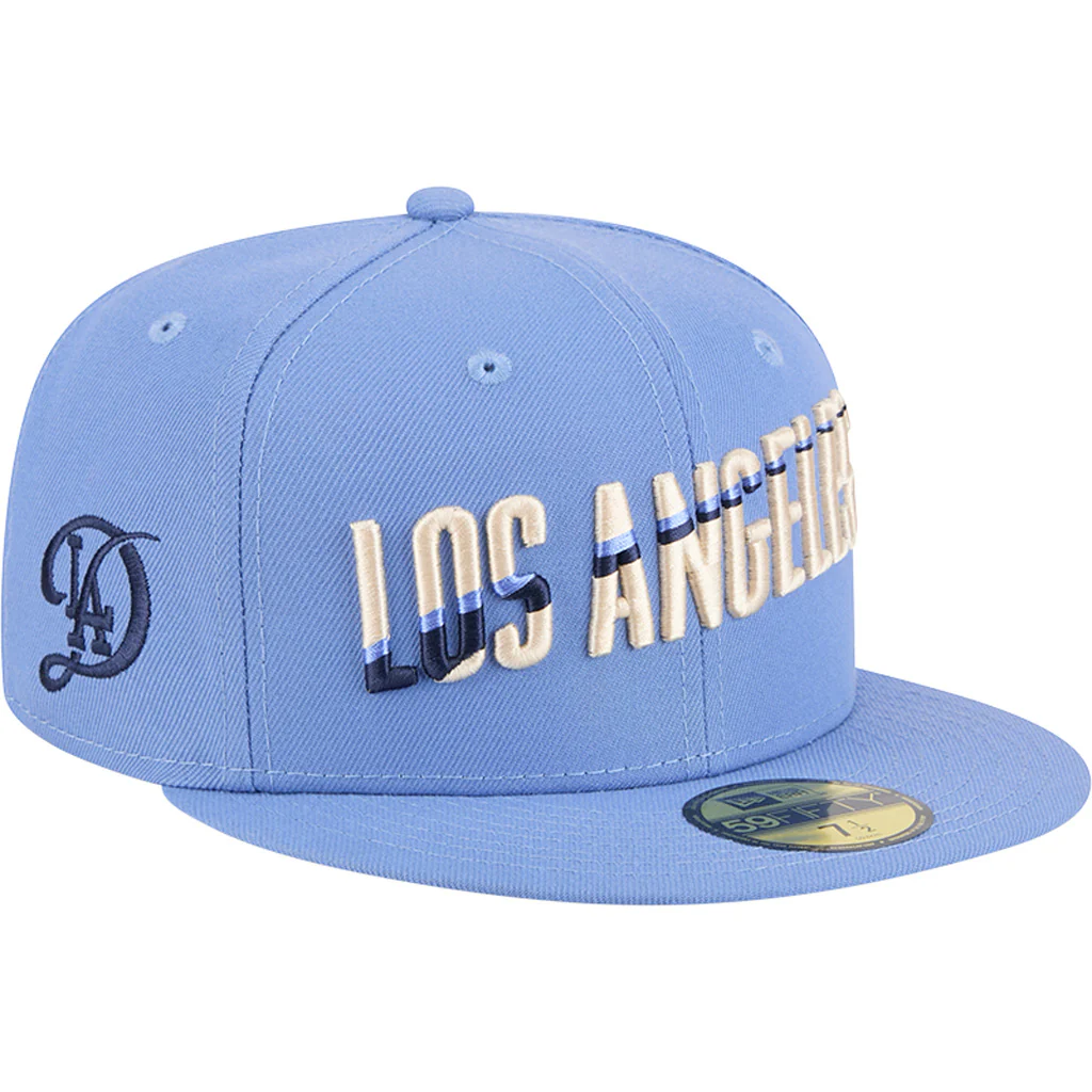MLB Los Angeles Dodgers New Era City Connect Fan Pack 59FIFTY Fitted Hat - Blue
