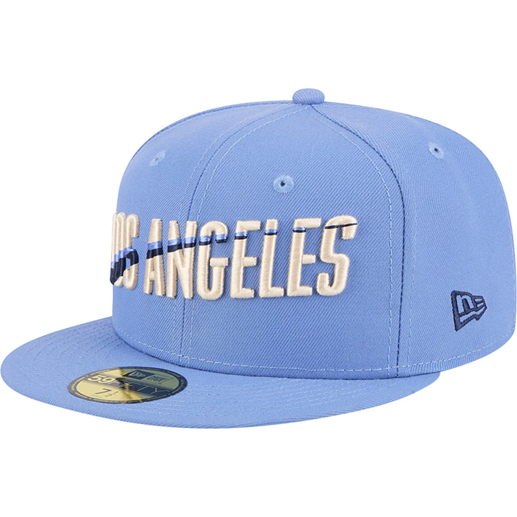 MLB Los Angeles Dodgers New Era City Connect Fan Pack 59FIFTY Fitted Hat - Blue - Image 2