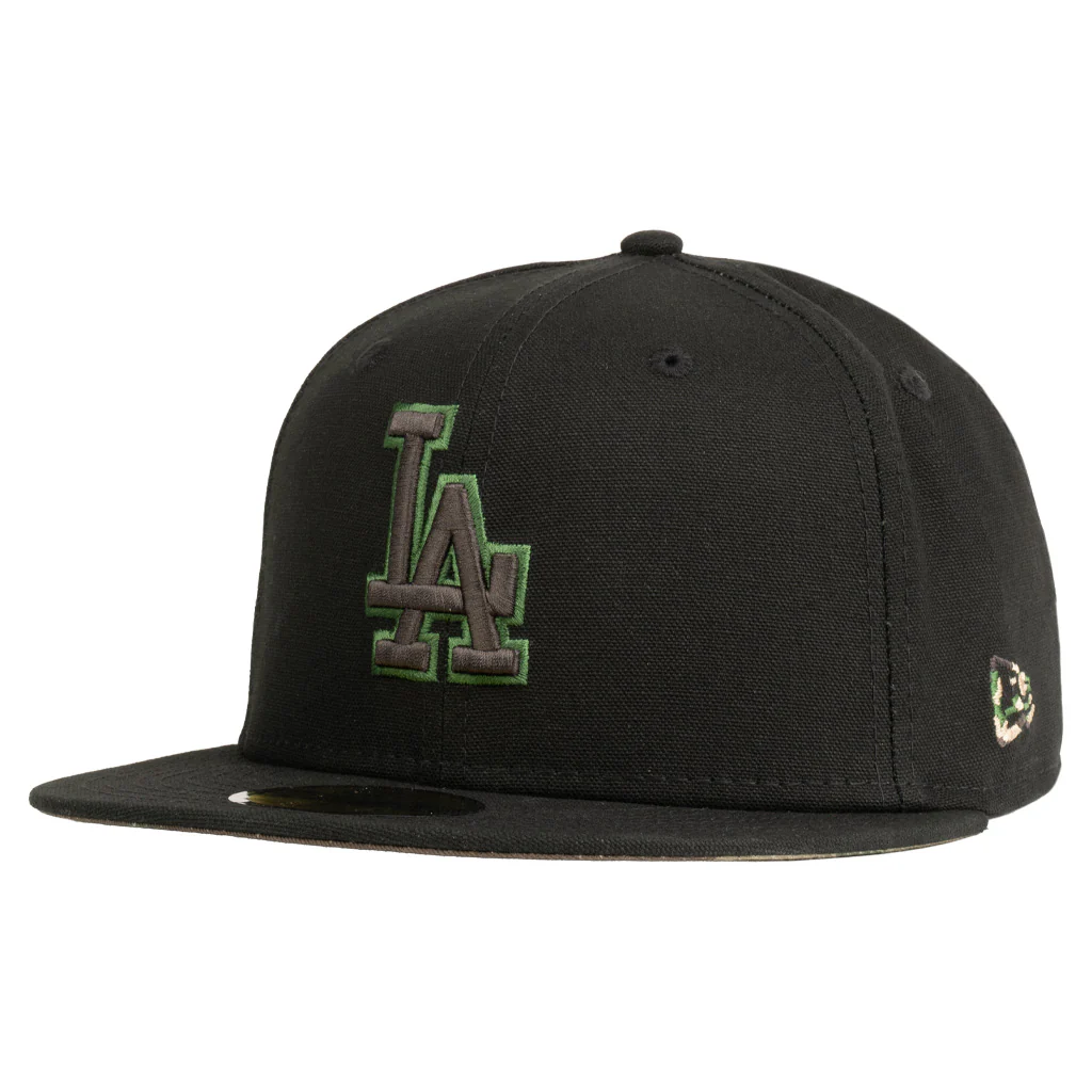 MLB Los Angeles Dodgers New Era Commando 59FIFTY Fitted Hat - Black - Image 2