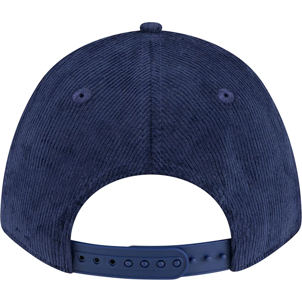 MLB Los Angeles Dodgers New Era Corduroy 9FORTY A-Frame M-Crown Snapback Hat - Blue - Image 4