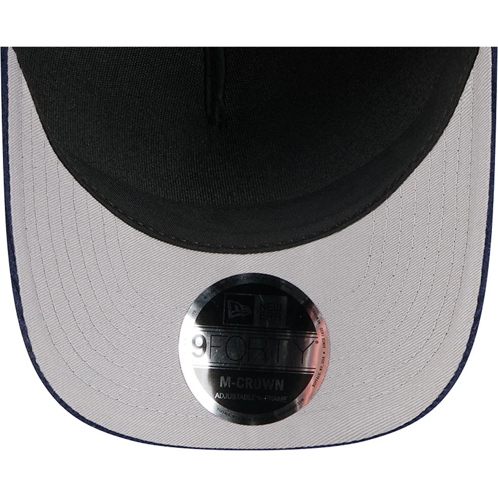 MLB Los Angeles Dodgers New Era Corduroy 9FORTY A-Frame M-Crown Snapback Hat - Blue - Image 5
