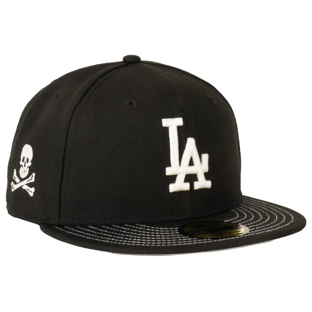 MLB Los Angeles Dodgers New Era Jolly Roger 59FIFTY Fitted Hat - Black