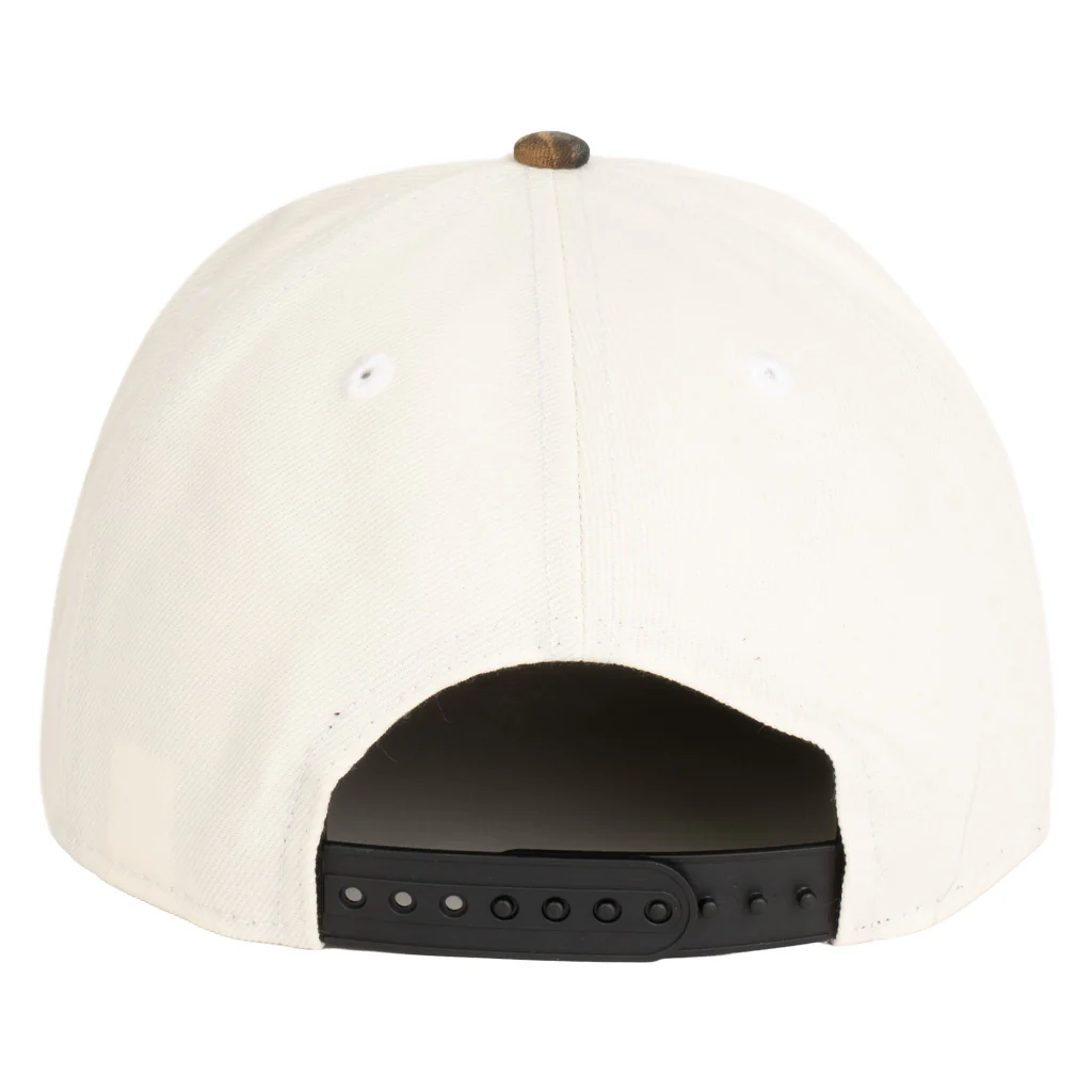 MLB Los Angeles Dodgers New Era Real Tree 9FIFTY A-Frame Snapback Hat - Cream - Image 2
