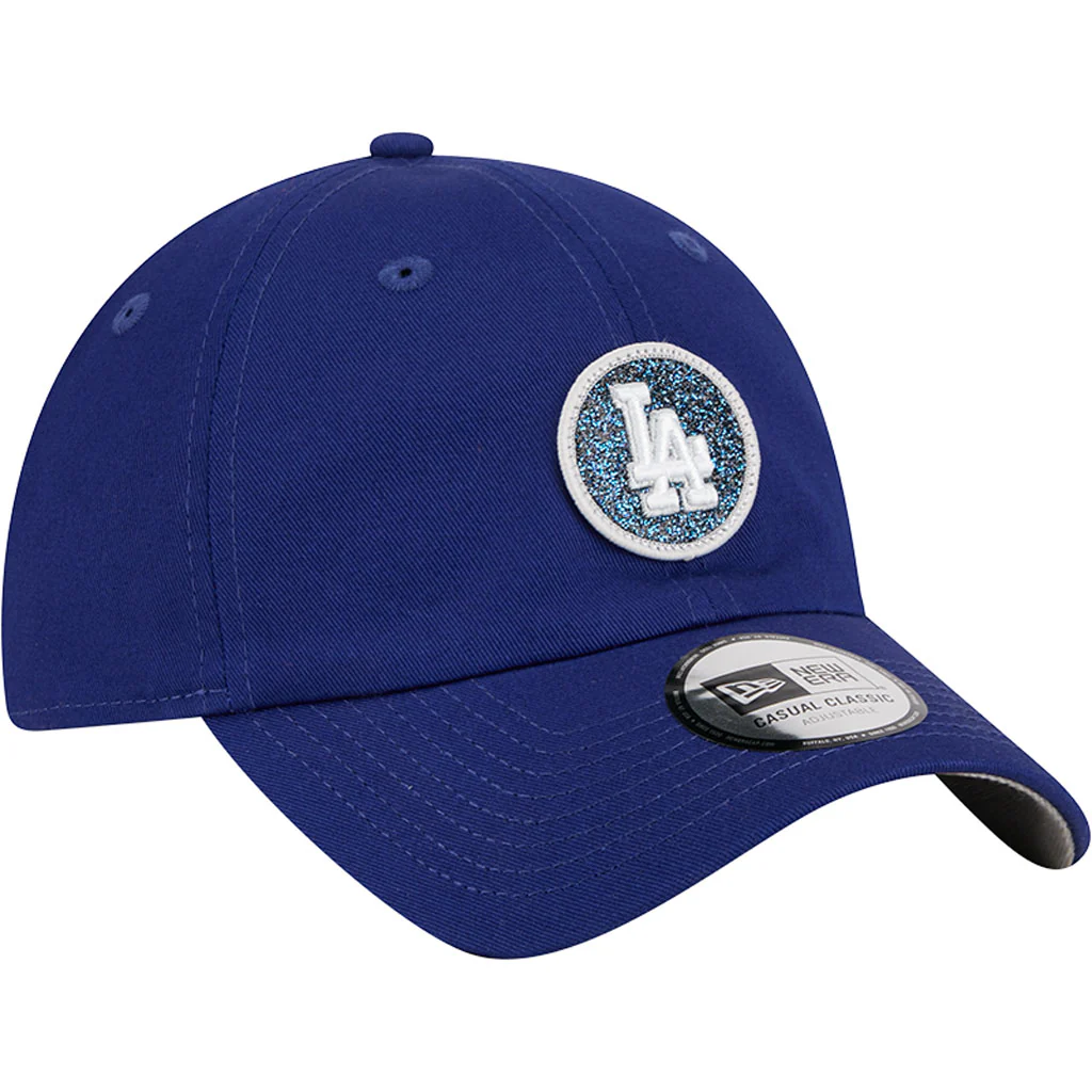 MLB Los Angeles Dodgers New Era Sparkle Casual Classic Adjustable Hat - Blue - Image 2