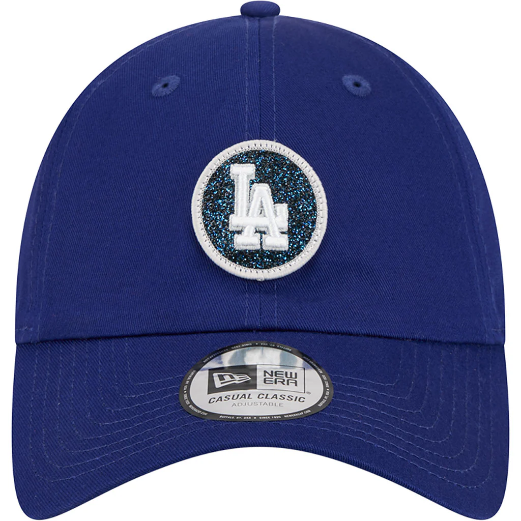MLB Los Angeles Dodgers New Era Sparkle Casual Classic Adjustable Hat - Blue - Image 3