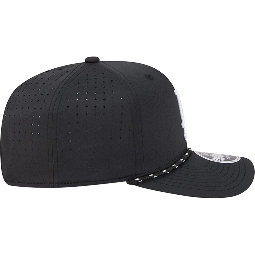 MLB Los Angeles Dodgers New Era Sport 9SEVENTY Stretch Snap Hat - Black - Image 5