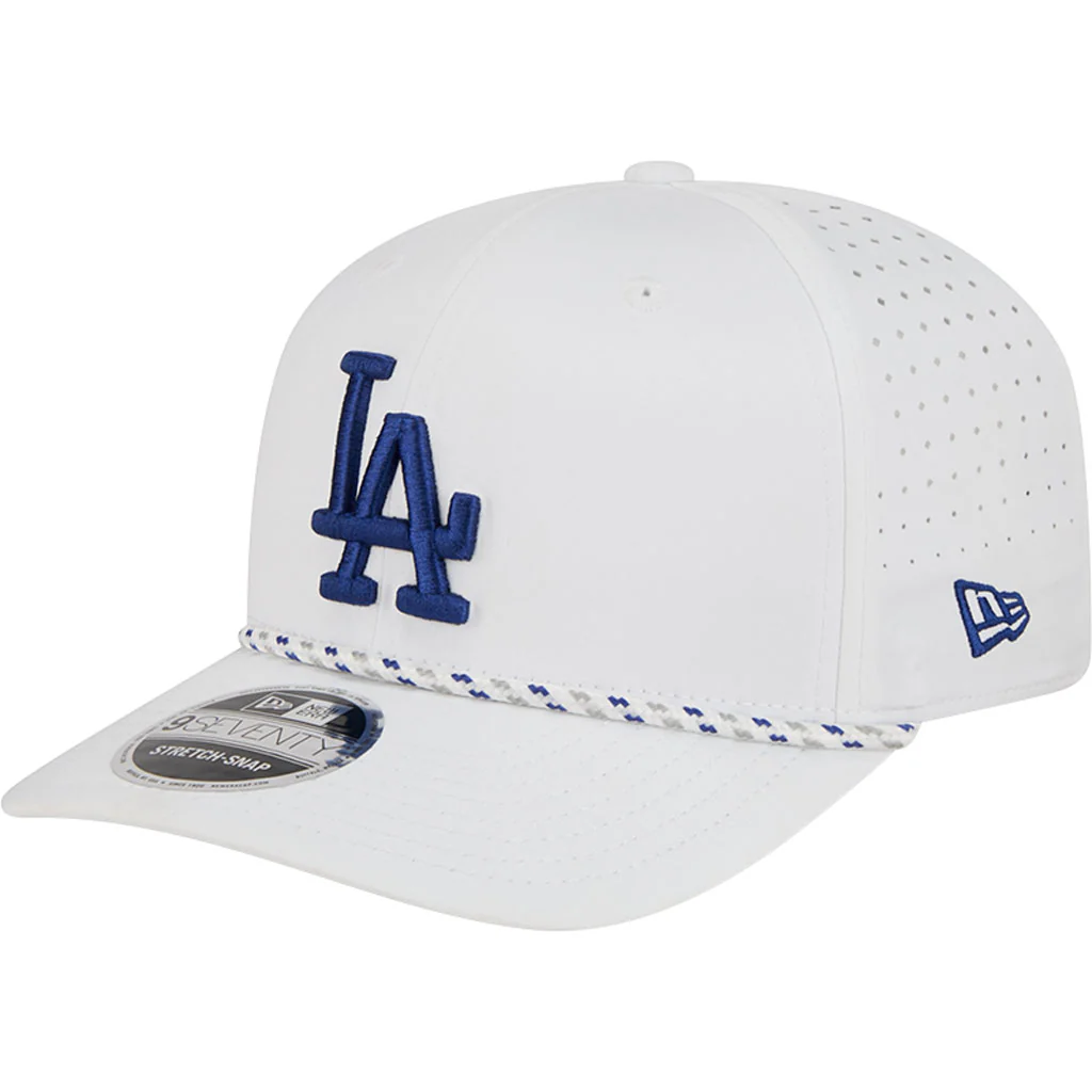 MLB Los Angeles Dodgers New Era Sport 9SEVENTY Stretch Snapback Hat - White