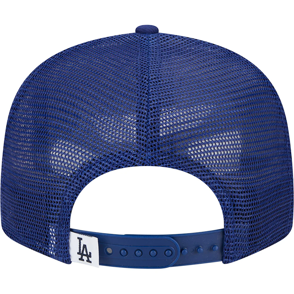 MLB Los Angeles Dodgers New Era 9FIFTY Snapback Trucker Hat - Blue - Image 4