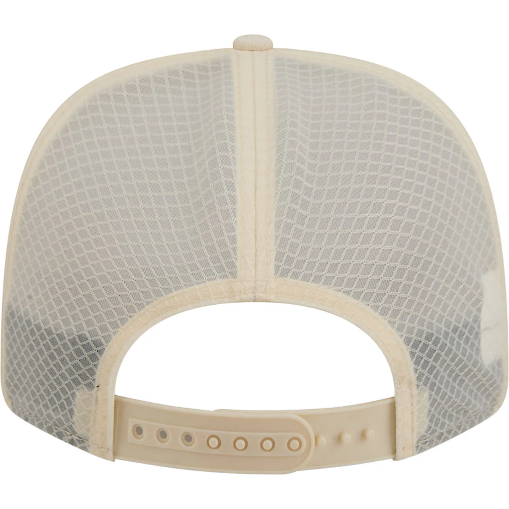 MLB Los Angeles Dodgers New Era Vanilla 9SEVENTY Stretch Snap Hat - Cream - Image 6