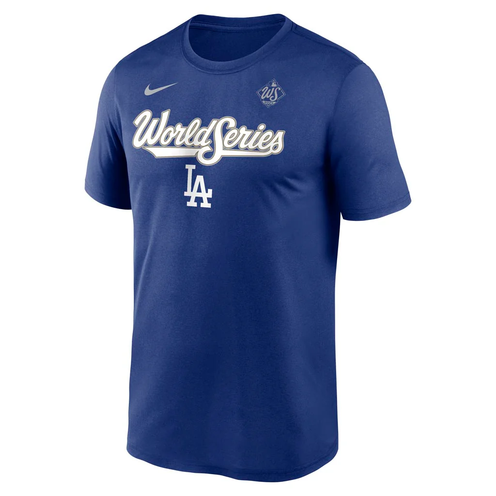 MLB Los Angeles Dodgers Nike 2025 World Series Participant Legend T-Shirt - Blue - Image 2