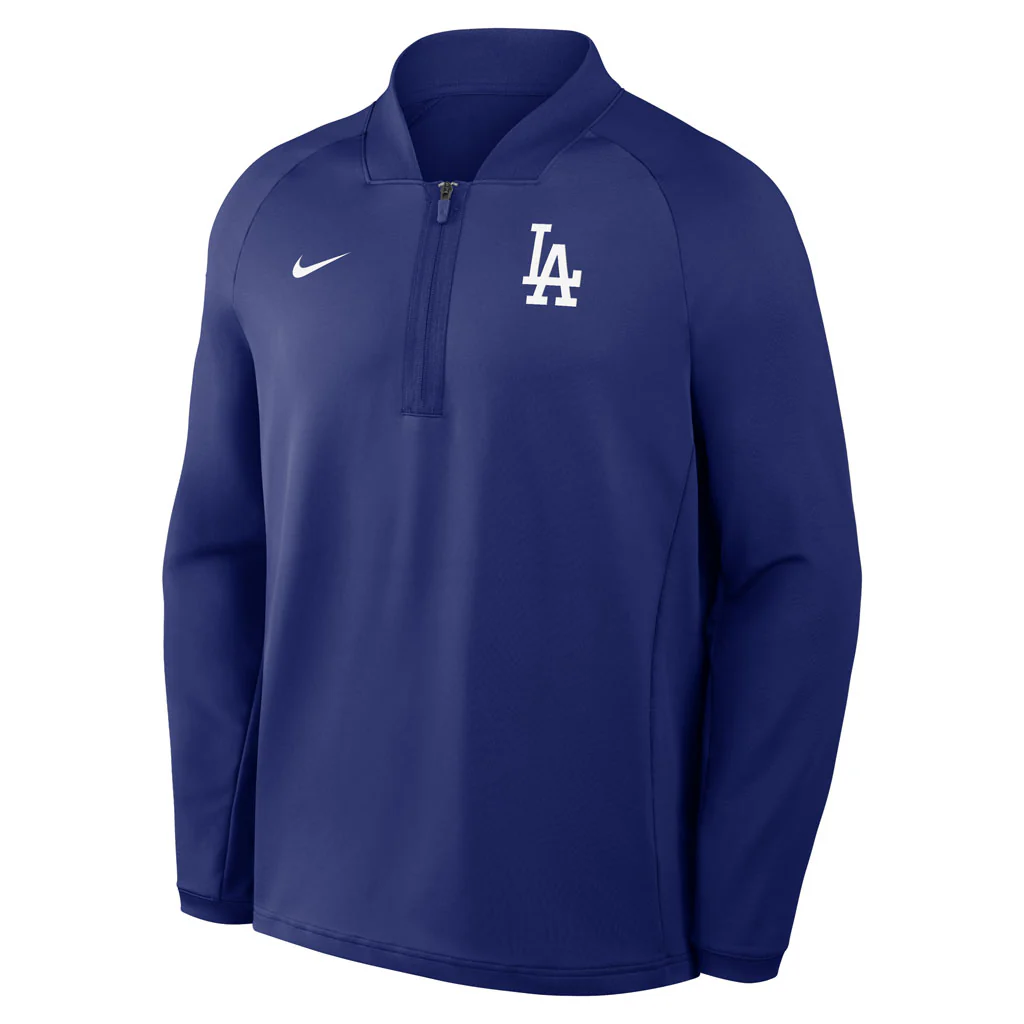 MLB Los Angeles Dodgers Nike 2026 Authentic Collection Half-Zip Top - Blue - Image 2