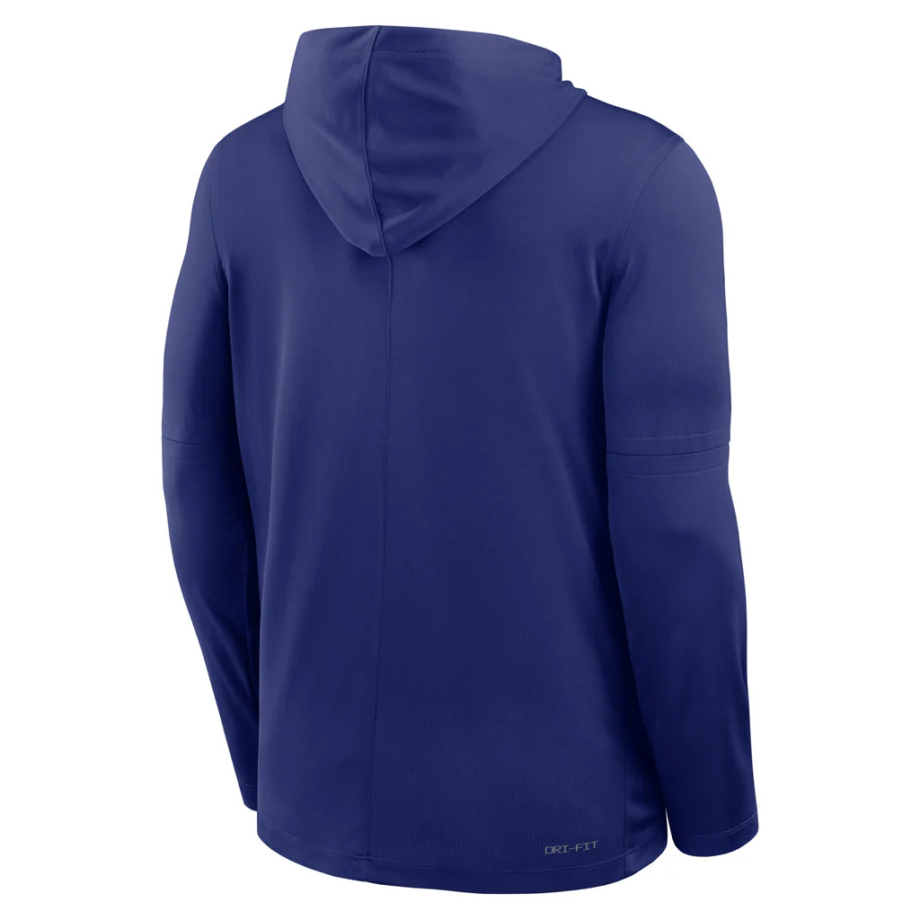 MLB Los Angeles Dodgers Nike 2026 Authentic Collection Lightweight Hoodie Top - Blue - Image 3