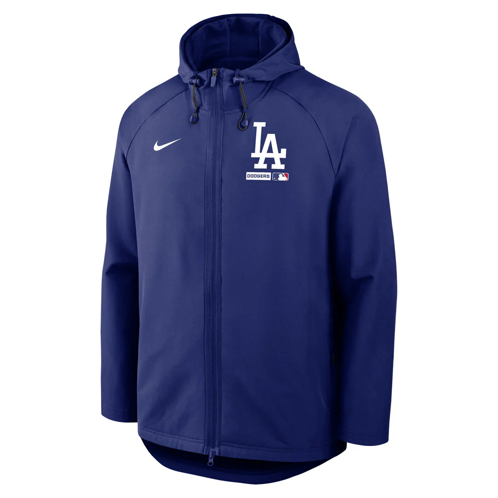 MLB Los Angeles Dodgers Nike 2026 Authentic Collection Therma Jacket - Blue - Image 2