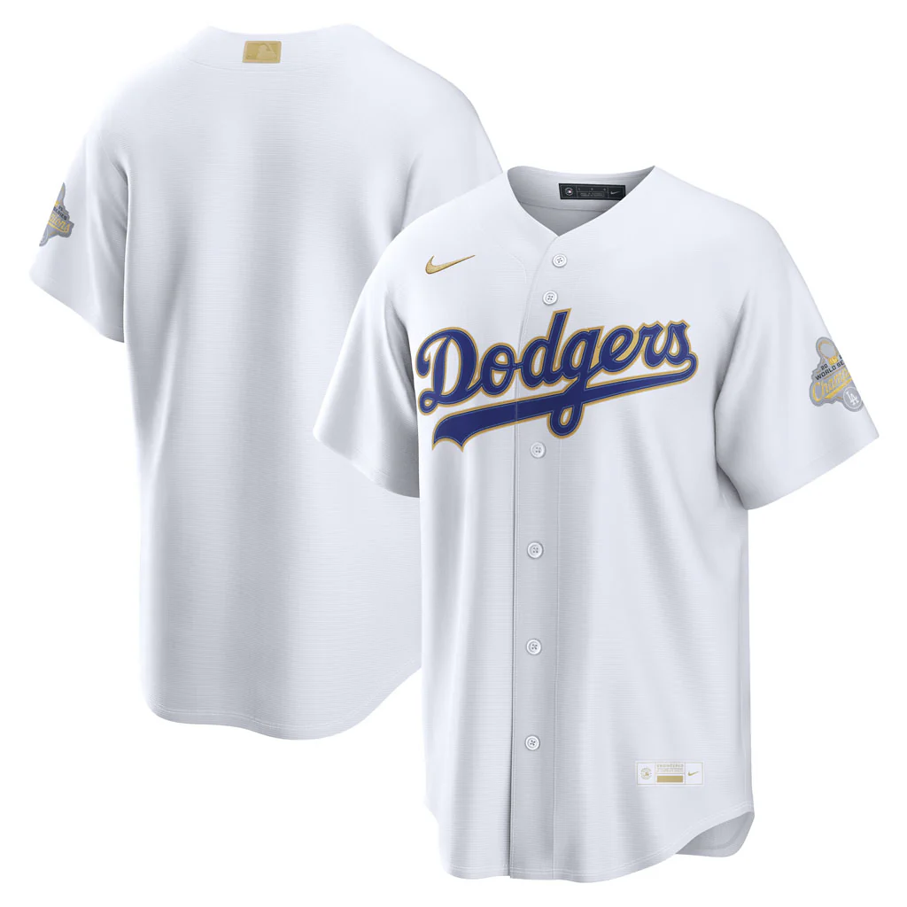 MLB Los Angeles Dodgers Nike 2026 Gold Stadium Jersey - White