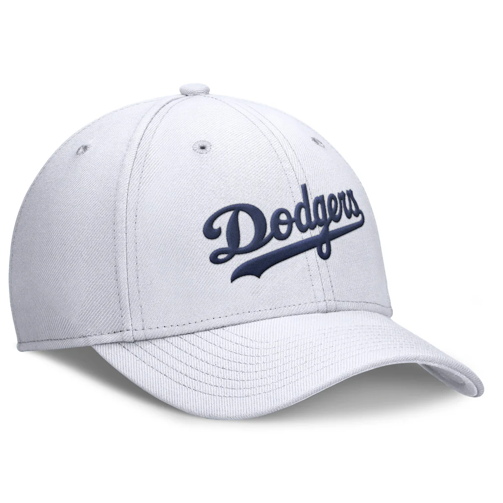 MLB Los Angeles Dodgers Nike Alternate Flex Fit Hat - White - Image 3