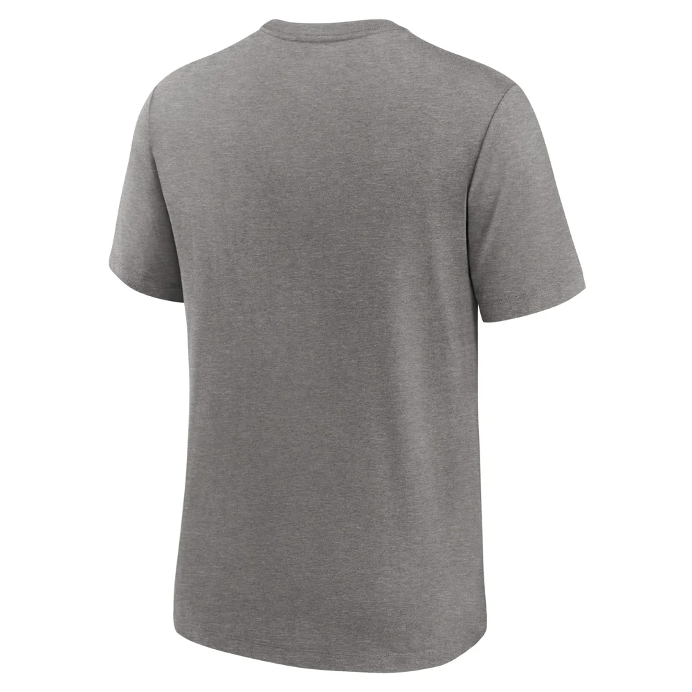 MLB Los Angeles Dodgers Nike City Connect Tri-Blend T-Shirt - Heather Gray - Image 3