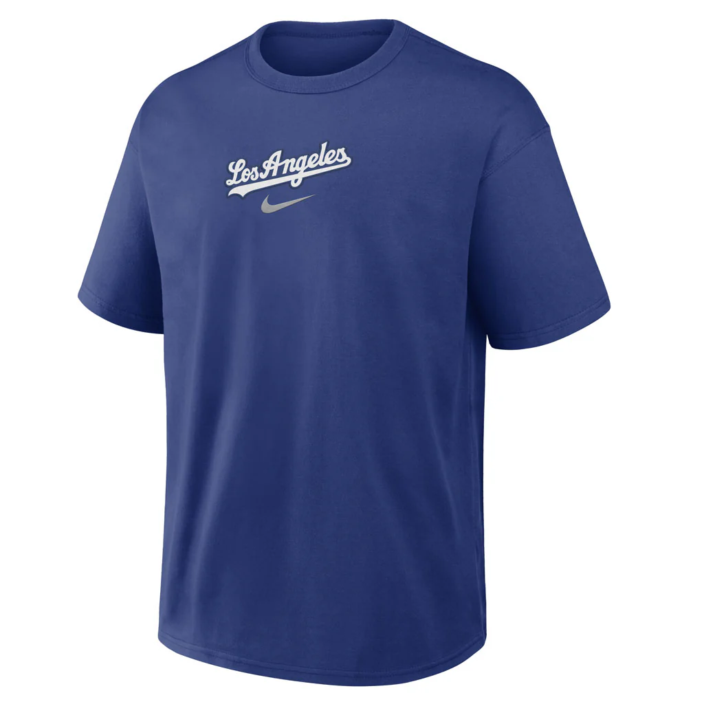 MLB Los Angeles Dodgers Nike City Name Max90 T-Shirt - Blue - Image 2