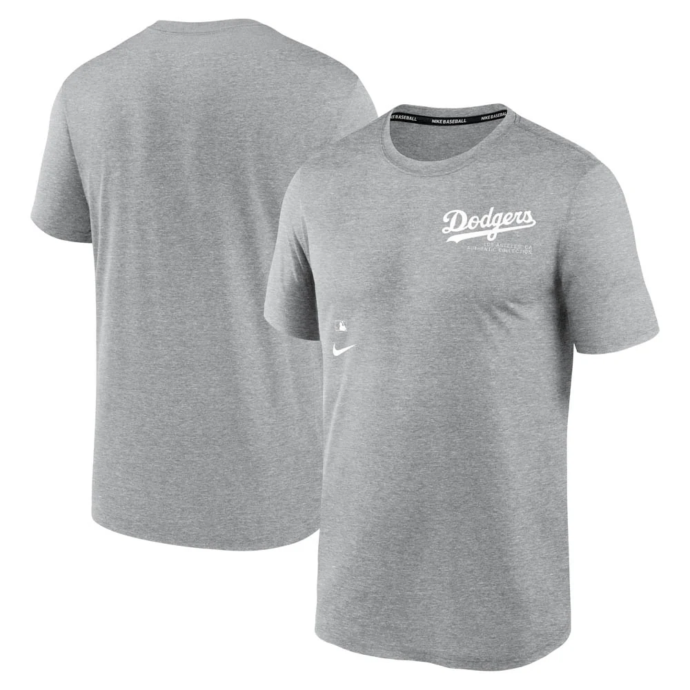 MLB Los Angeles Dodgers Nike Early Work T-Shirt - Gray