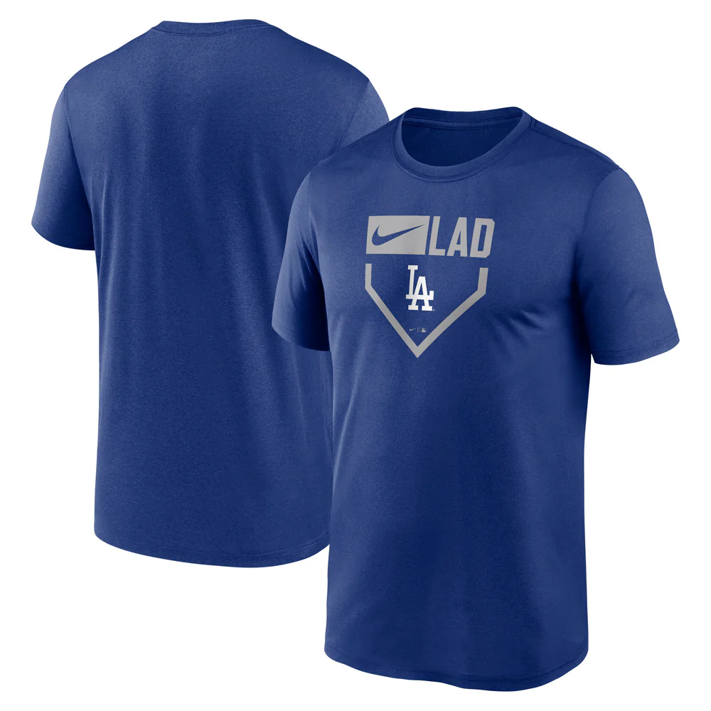 MLB Los Angeles Dodgers Nike Home Plate Legend T-Shirt - Blue