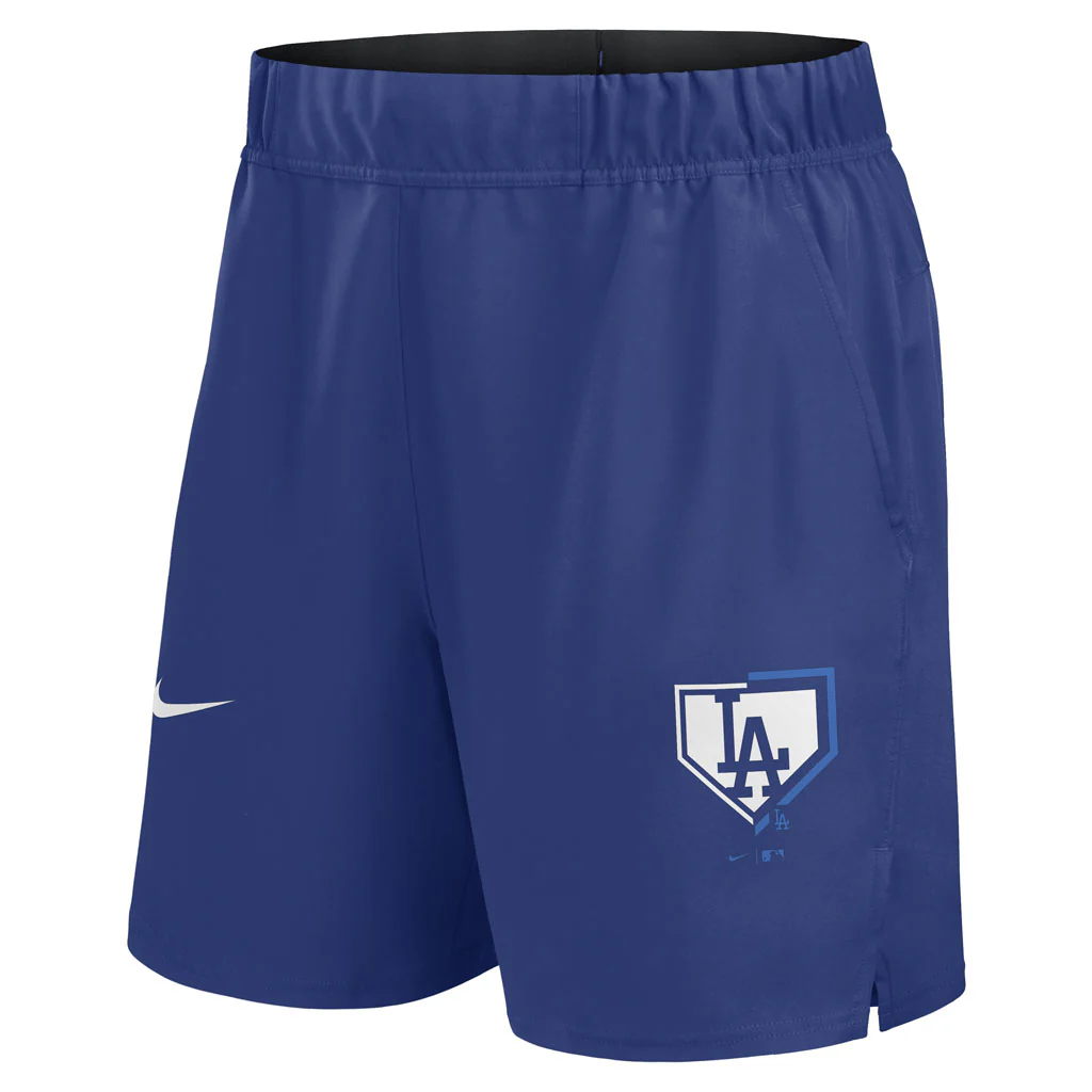 MLB Los Angeles Dodgers Nike Icon Woven Victory Shorts - Black - Image 2