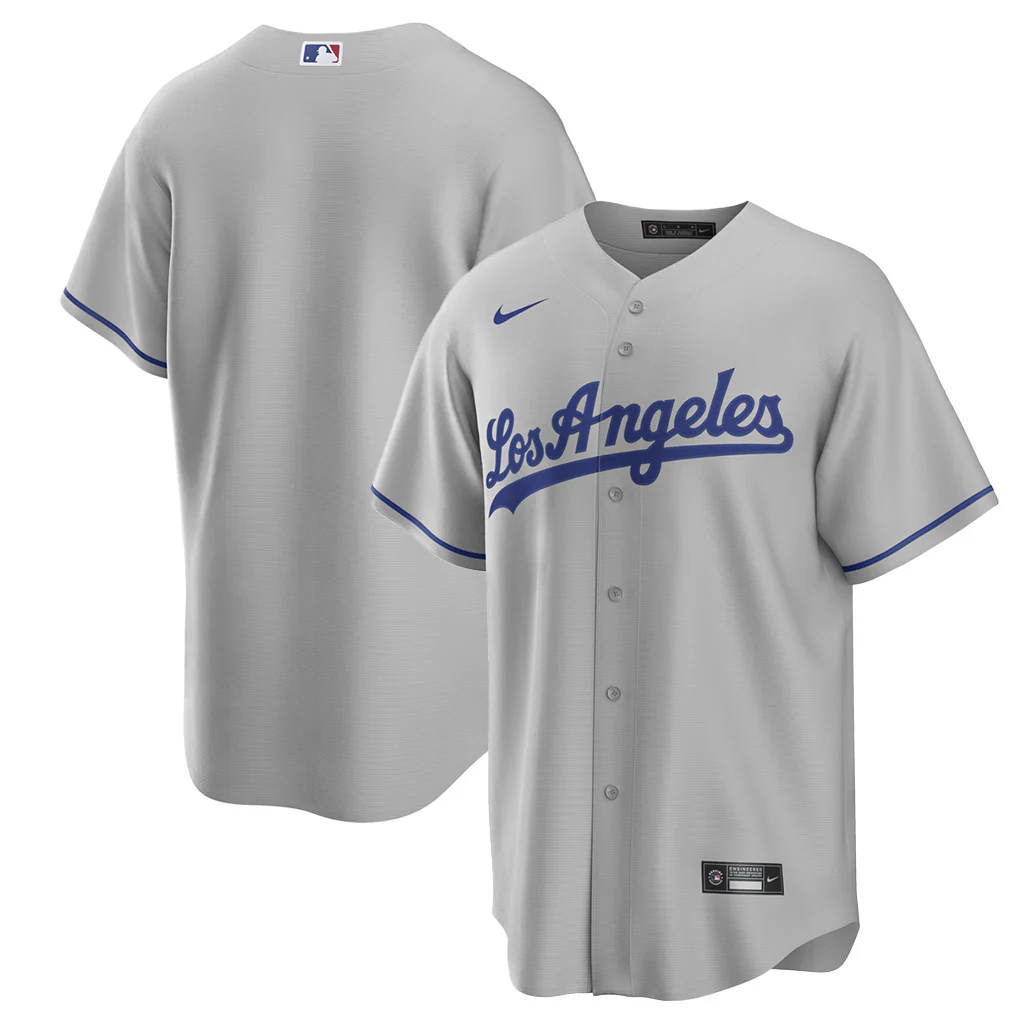 MLB Los Angeles Dodgers Nike Official Replica Jersey - Gray